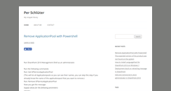Desktop Screenshot of perschluter.com